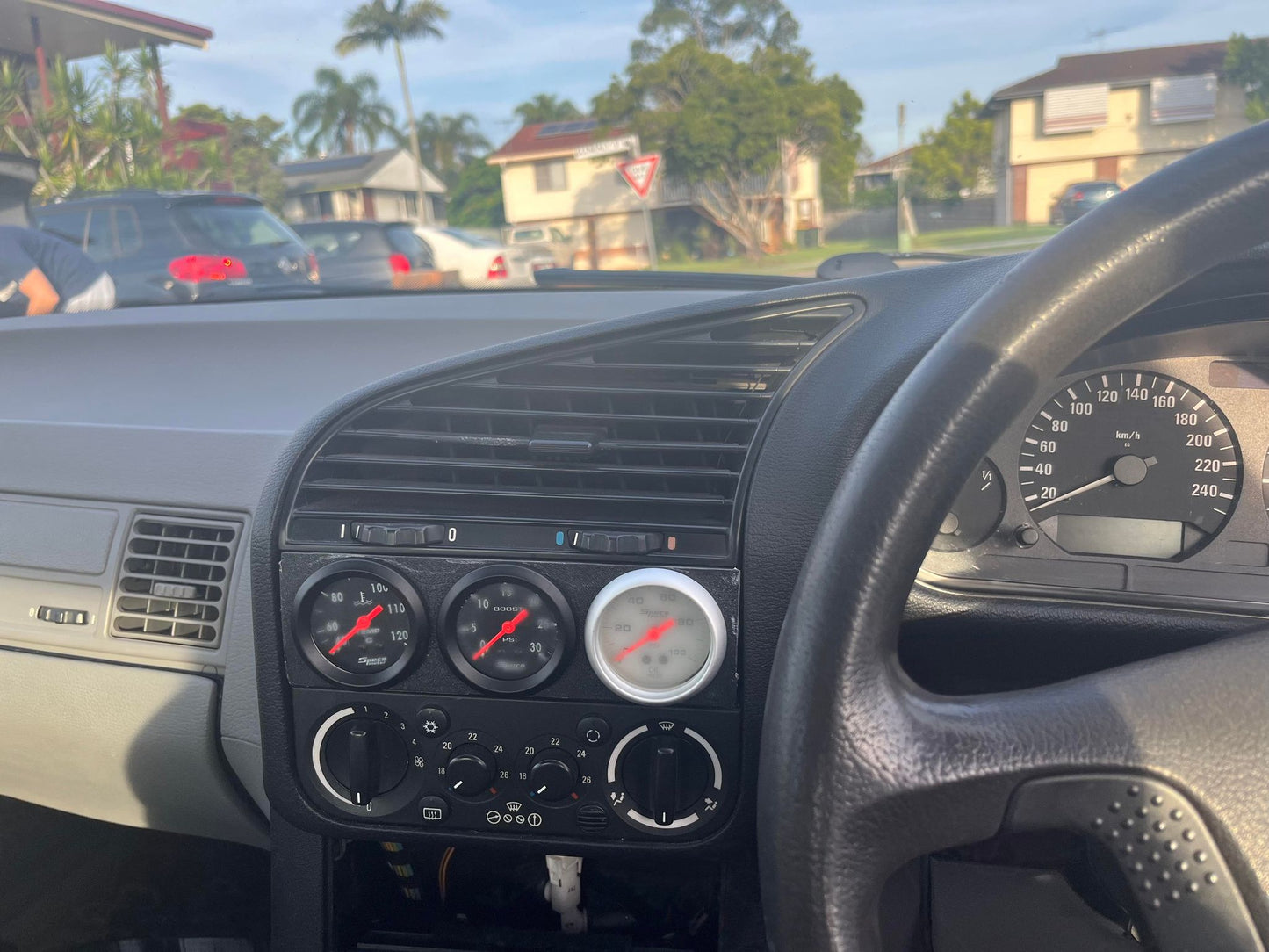 BMW E36 Radio Gauge Mount